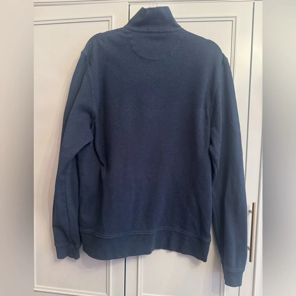 BURBERRY BRIT BLUE LONG SLEEVE CASUAL NOVA CHECK DETAIL SWEATSHIRT/SHIRT Sz xxl